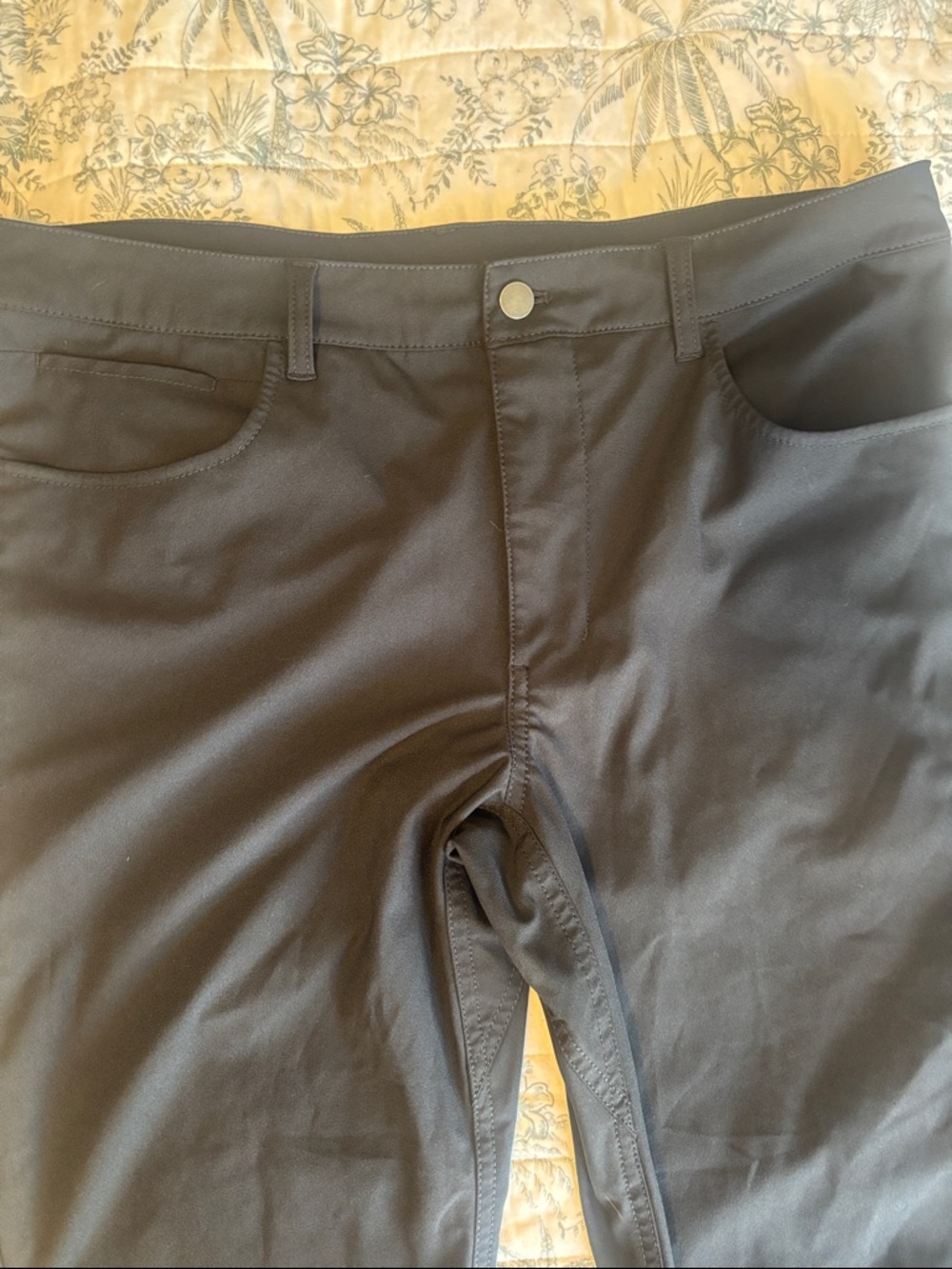 Classic Black Straight-Leg Pants - Picture 2 of 6